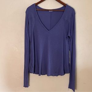 Free People Intimately v-neck top purple L